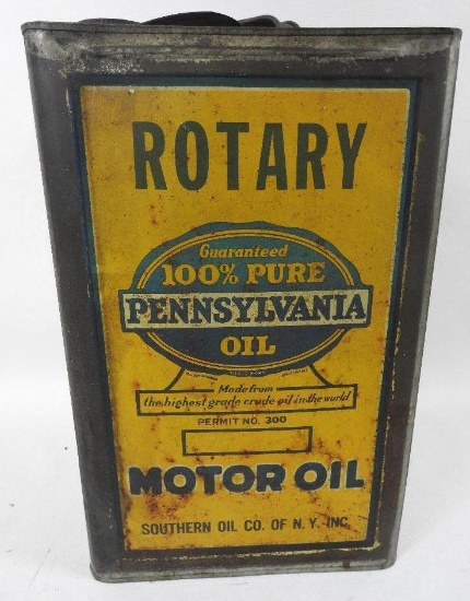 Rotary Motor Oil Five Gallon Can