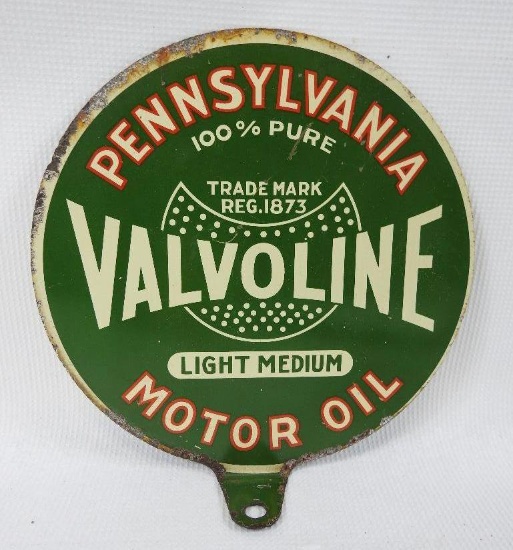 Valvoline Pennsylvania Motor Oil Lubester Paddle Sign