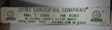Cities Service Oil Lease Sign