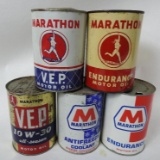 Marathon Metal Quart Cans