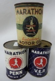 Marathon Metal Quart Cans