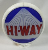 Hi-Way Blue Background Gas Globe