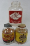 Fargo, Cuyler, and Cruiser Wartime Oil Bottles