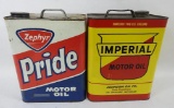 Imperial and Zephy Two Gallon Cans