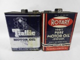 Rotary and Traffic Two Gallon Cans
