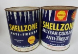 Two Shell Gallon Anti-Freeze Cans