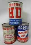 Martin Metal Quart Cans