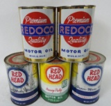 Red Head and Redoco Quart Cans