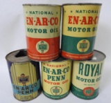 Enarco Metal Quart Cans