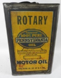 Rotary Motor Oil Five Gallon Can