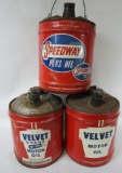 Speedway Five Gallon Cans