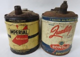Imperial and Bonded Five Gallon Cans