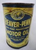 Beaver Penn Motor Oil Quart Can
