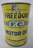 Freedom F.C. Motor Oil Quart Can