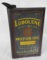 Lubolene Motor Oil Can