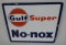 Gulf Super No-Nox Porcelain Pump Plate