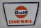 Gulf Diesel Porcelain Pump Plate