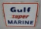 Gulf Super Marine Porcelain Pump Plate