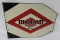 Diamond Motor Oil Porcelain Flange Sign