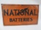 National Batteries Tin Tacker Sign