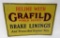 Grafield Brake Linings Tin Tacker Sign
