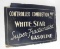 White Star Controlled Combustion Cardboard Sign
