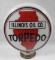 Illinois Oil Co Torpedo Gas Globe