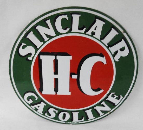Sinclair HC Gasoline 24" Porcelain Sign