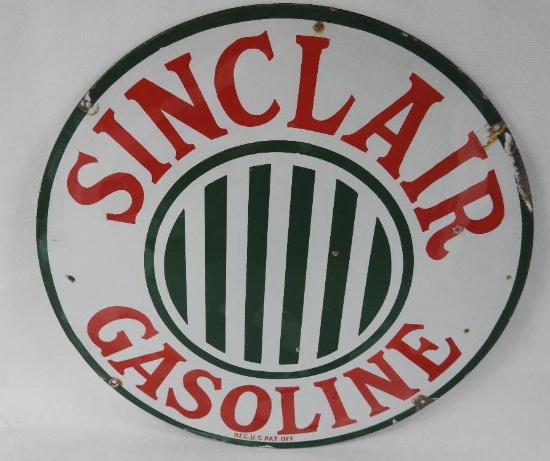 Sinclair Gasoline 24" Porcelain Sign