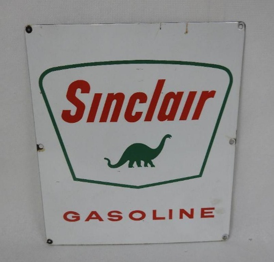 Sinclair Gasoline Porcelain Pump Plate