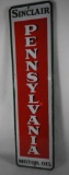 Sinclair Pennsylvania Vertical Porcelain Sign