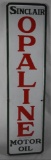 Sinclair Opaline Vertical Porcelain Sign