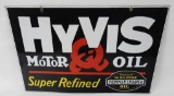 HyVis Motor Oil Porcelain Sign