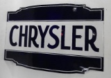 Chrysler Porcelain Sign