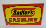 Sadlers Gasoline Porcelain Pump Plate