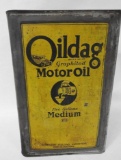 Oildag Motor Oil Five Gallon Can