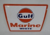 Gulf Marine White Porcelain Pump Plate