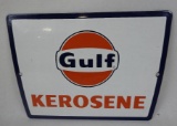 Gulf Kerosene Porcelain Pump Plate