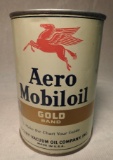 Aero Mobiloil Gold Band Quart Can