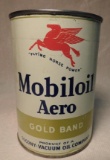 Mobiloil Aero Gold Band Quart Can