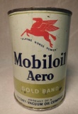 Mobiloil Aero Gold Band Quart Can