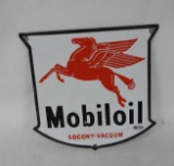 Mobiloil Socony-Vacuum Porcelain Sign