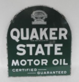 Quaker State Tombstone Curb Sign