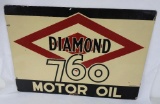Diamond 760 Motor Oil Porcelain Sign