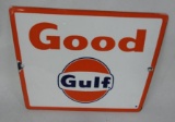 Good Gulf Porcelain Pump Plate