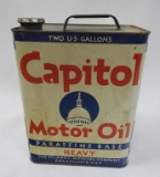 Capitol Motor Oil Two Gallon Can