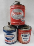 Speedway Bulk Oil Cans