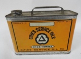 Cities Service Oil (Orange) Half Gallon Can