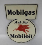 Mobilgas Ask for Mobiloil Pump Plate