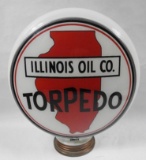 Illinois Oil Co Torpedo Gas Globe